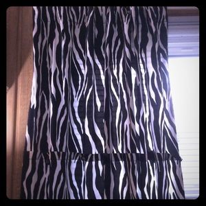 Zebra Print Panel Curtains
